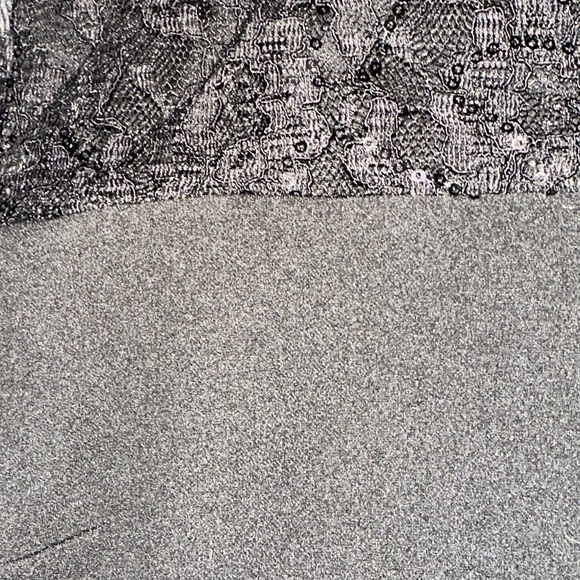 SLNY Black Sleeveless Lace Embellished Midi Dress Sz 16 NWT - Picture 5 of 6